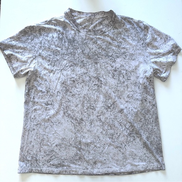Lululemon All Yours Cotton T-ShirtCirrus Wash White Opal Raw Linen Rover #113 - Picture 3 of 5